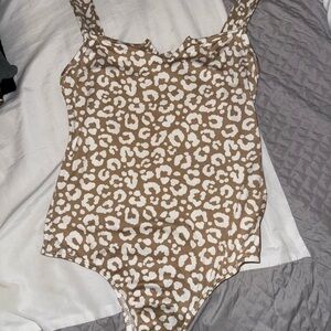 Leopard Print Body Suit